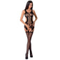 PASSION - WOMAN BS066 BODYSTOCKING NERO TAGLIA UNICA