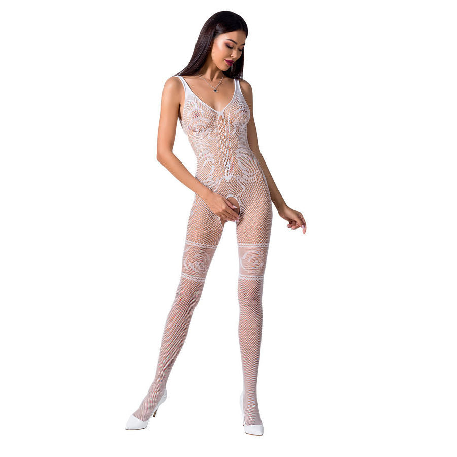 PASSION - WOMAN BS069 BODYSTOCKING ROSSO TAGLIA UNICA