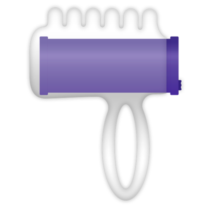 Stimolatore per dita Lilla Casual Love, design compatto e colorato, ideale per il benessere e il piacere sensoriale.