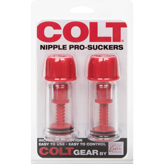 Ventose per capezzioli Rossi Colt CALEXOTICS, base di gomma con ventosa stabile per stabilizzare strumenti agricoli.
