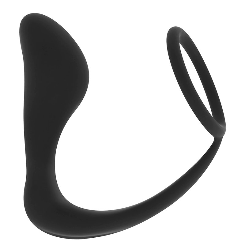 OHMAMA - SILICONE BUTTER PLUG WITH RING 10.5 CM