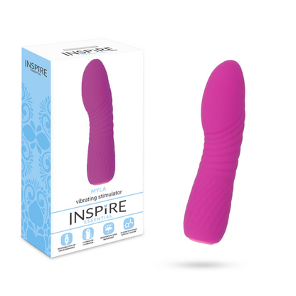 Scarpa Inspire Essential Il Myla Viola con design elegante, tomaia in tessuto viola e dettagli moderni.