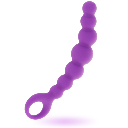Sfere anale INTENSE MAX Lilac di INTENSE ANAL TOYS, morbida e color lilla, progettata per il piacere e il comfort.