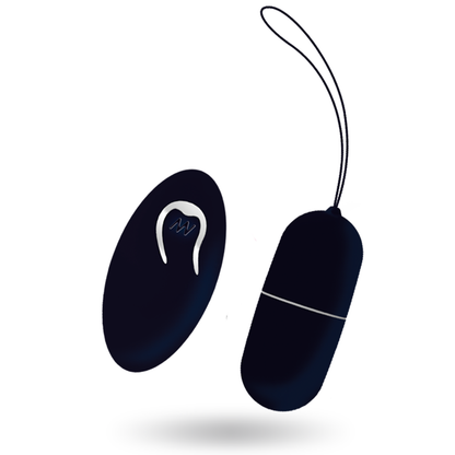 Uovo vibrante nero INTENSE Flippy con telecomando, giocattolo intimo per coppie, visibile in dettaglio.