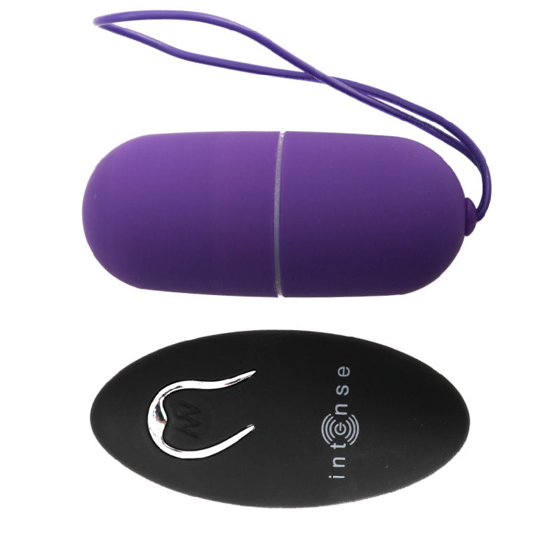 Uovo vibrante viola INTENSE Flippy I con telecomando, giocattolo intimo per coppie, immagine del prodotto.