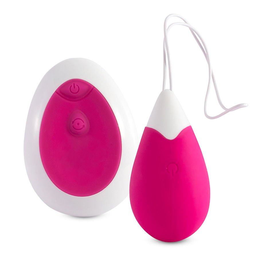 Telecomando vibratore Jan Egg rosa di Intense Couples Toys, dispositivo compatto e discreto per piacere personale.