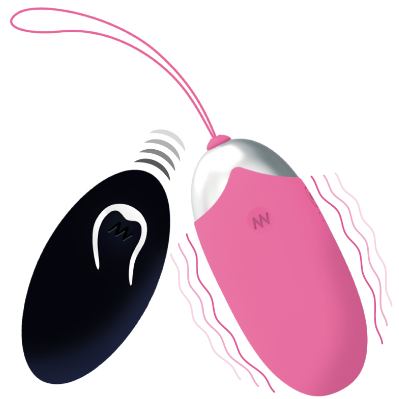 Uovo vibrante Flippy II rosa di INTENSE COUPLES TOYS con telecomando, giocattolo erotico per coppie, immagine del prodotto.