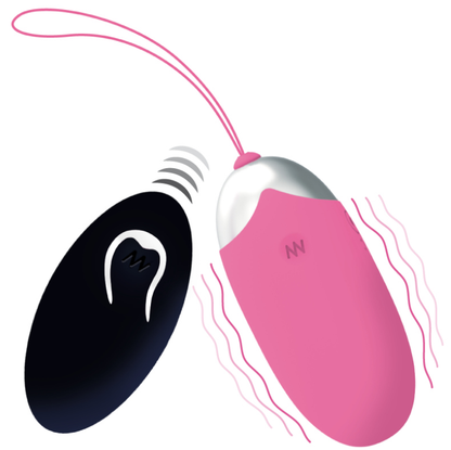 Uovo vibrante Flippy II rosa di INTENSE COUPLES TOYS con telecomando, giocattolo erotico per coppie, immagine del prodotto.