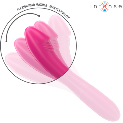 Vibratore Intense Belinda rosa, 19 cm flessibile con 10 vibrazioni, prodotto di Intense Fun, in dettaglio