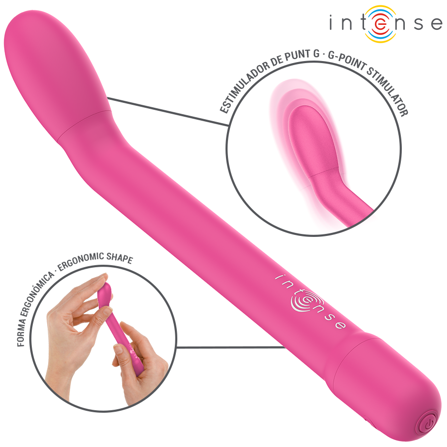 Stimolatore Punti G ricaricabile rosa INTENSE FUN Karlie, prodotto per il piacere e il benessere personale.