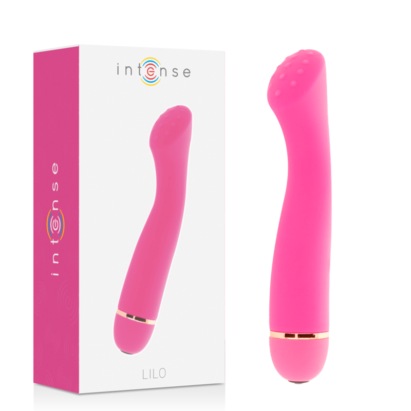 LILO 20 Velocità in silicone rosa di INTENSE FUN, design elegante e moderno, ideale per divertimento e stimolazione.