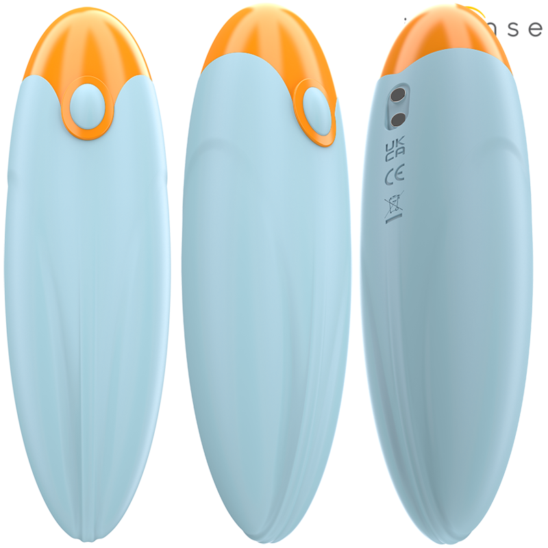 Bullet vibrante INTENSE MIKE blu con 10 vibrazioni, design compatto e versatile, per piacere personale e stimolazione.