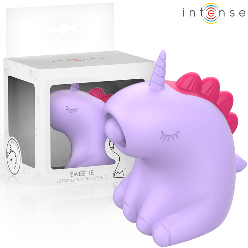 Stimolatore della lingua Dolce INTENSE FUN con pulsazioni, design compatto e colorato, visibile nell'immagine.