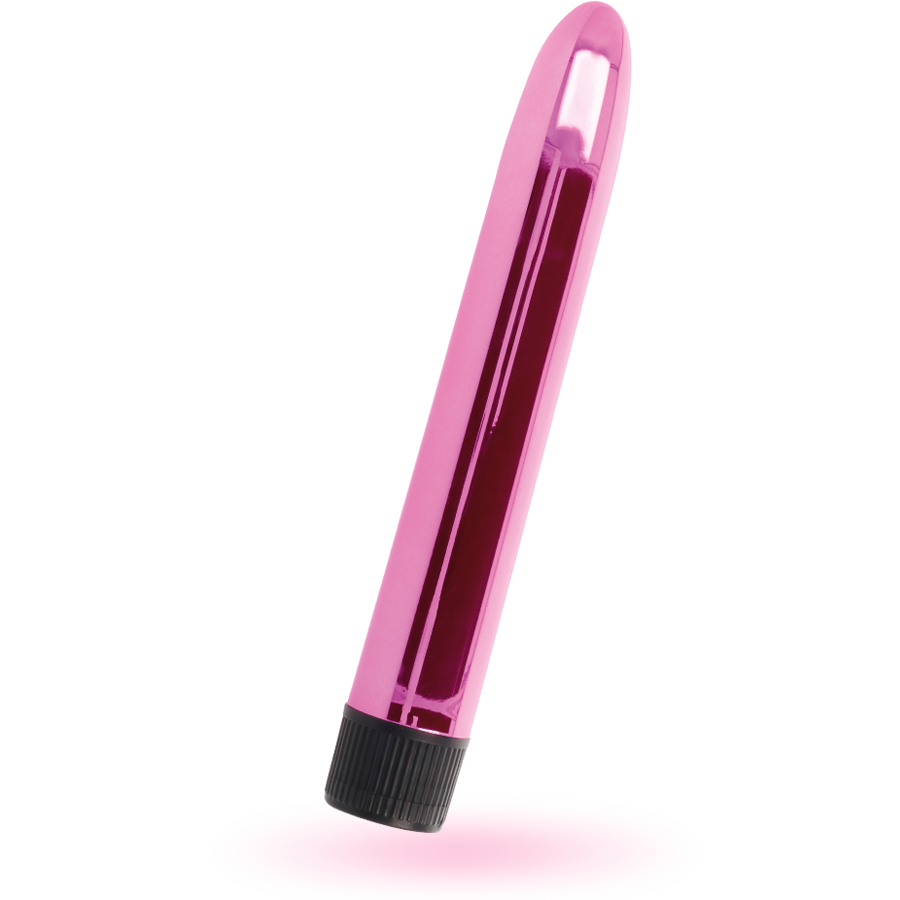 Vibratore rosa INTENSE VITO di INTENSE FUN, con design ergonomico e superficie liscia, visibile nell'immagine.