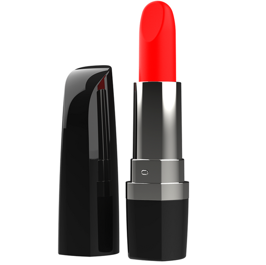 Rossetto vibrante Lippsy di INTENSE FUN, colore intenso e luminoso, in confezione elegante, ideale per un look vivace e alla moda.