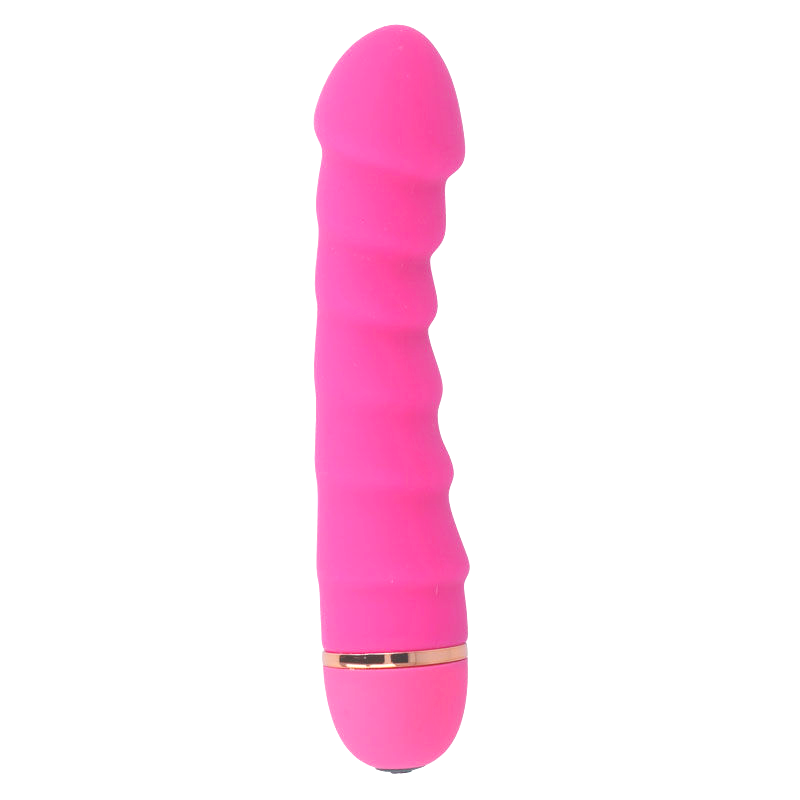 Gel silicone rosa INTENSE Sally 20 Velocit di INTENSE FUN, superficie liscia e dettagliata.