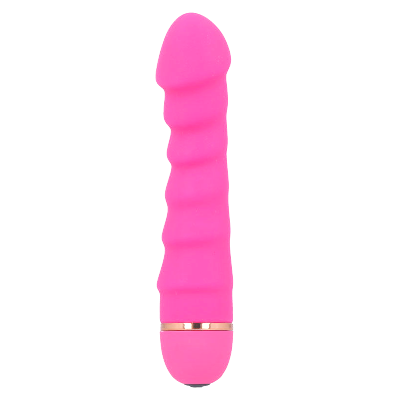 Vibromassaggiatore rosa INTENSE Sally 20 Velocità in silicone, con design ergonomico e controllo delle impostazioni.