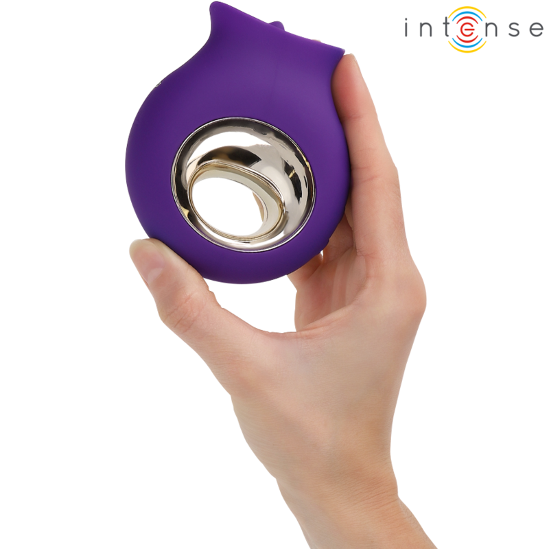 Stimolatore clitorideo INTENSE Tuli viola con 9 vibrazioni e 9 oscillazioni, prodotto da INTENSE FUN.