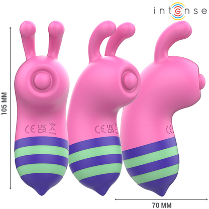 Stimolatore della lingua Willie Pulsation del marchio INTENSE FUN, con design ergonomico e superficie dettagliata.