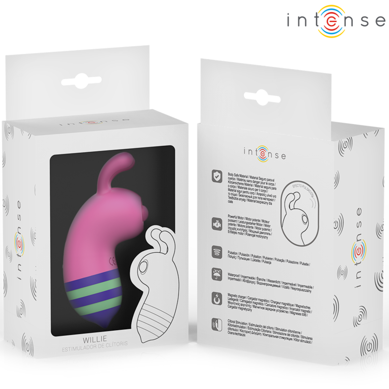 Stimolatore della lingua Willie Pulsation INTENSE FUN, dispositivo con pulsazioni per stimolazione orale.