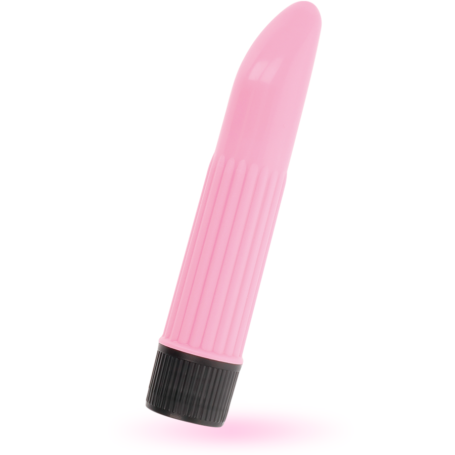 Vibratore rosa Sonny di INTENSE FUN, con design ergonomico e dettagli morbidi, visibile dall'immagine.