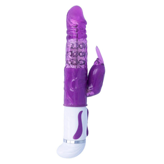Vibratore rotante Guppy lilla di INTENSE FUN, elegante e compatto, con design ergonomico per stimolazione precisa.