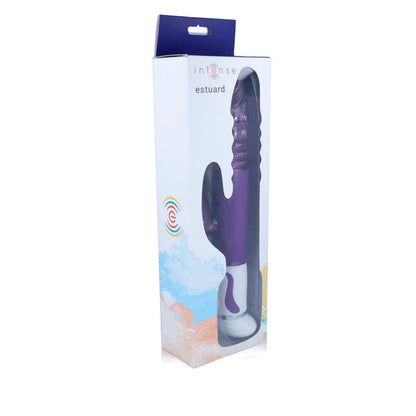 Vibratore rotatore INTENSE Fun Estuard Up & Down lilla, con design ergonomico e movimenti rotatori, per piacere intenso.