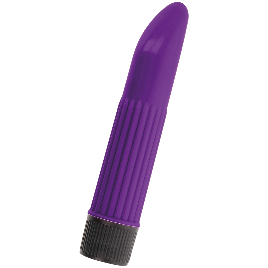 Vibratore Sonny Lilla di INTENSE FUN, con forma ergonomica e superficie liscia in colore viola, ideale per stimolazione.