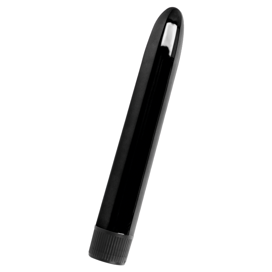 Vibratore nero INTENSE VITO di INTENSE FUN, con forma ergonomica e superficie liscia, visibile in primo piano.
