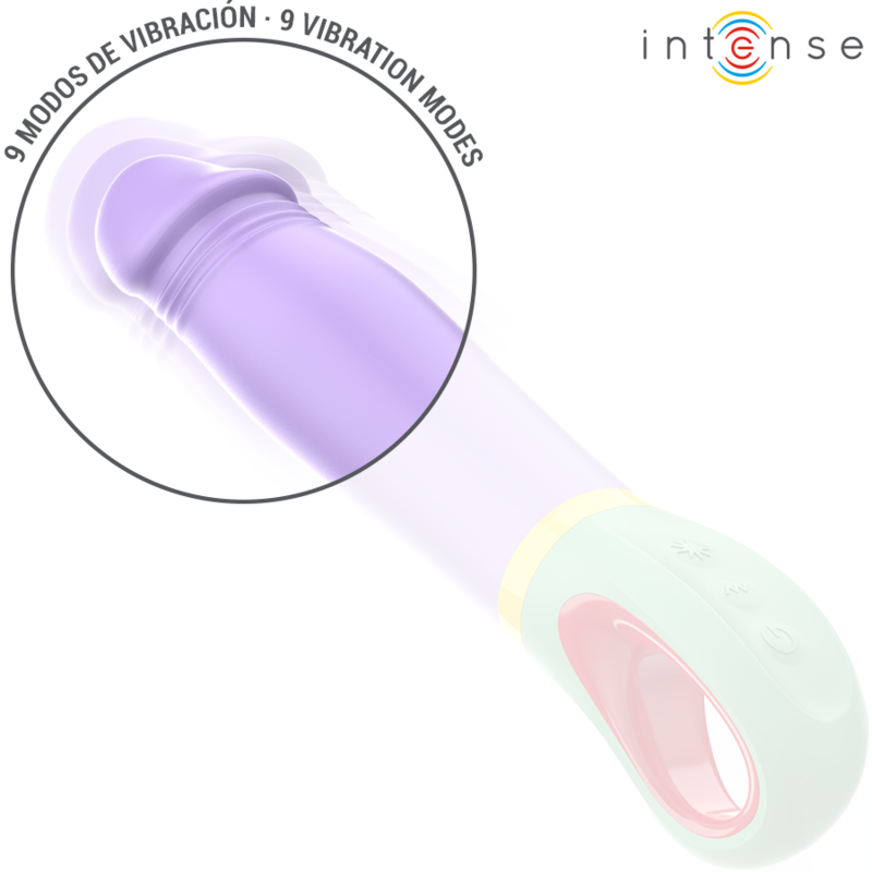 Vibratore Velma Classic Viola di INTENSO, prodotto di INTENSE FUN, con design elegante e colore viola.