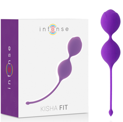 Anello Kegel INTENSE Kisha Fit in silicone lilla, morbido e flessibile, progettato per esercizi di rafforzamento del pavimento pelvico.