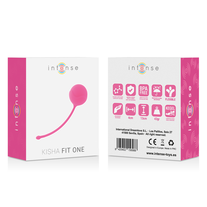 Kisha Fit One in silicone fucsia di INTENSE HEALTH & FUN, dispositivo Kegel rosa per esercizi di rafforzamento pelvico