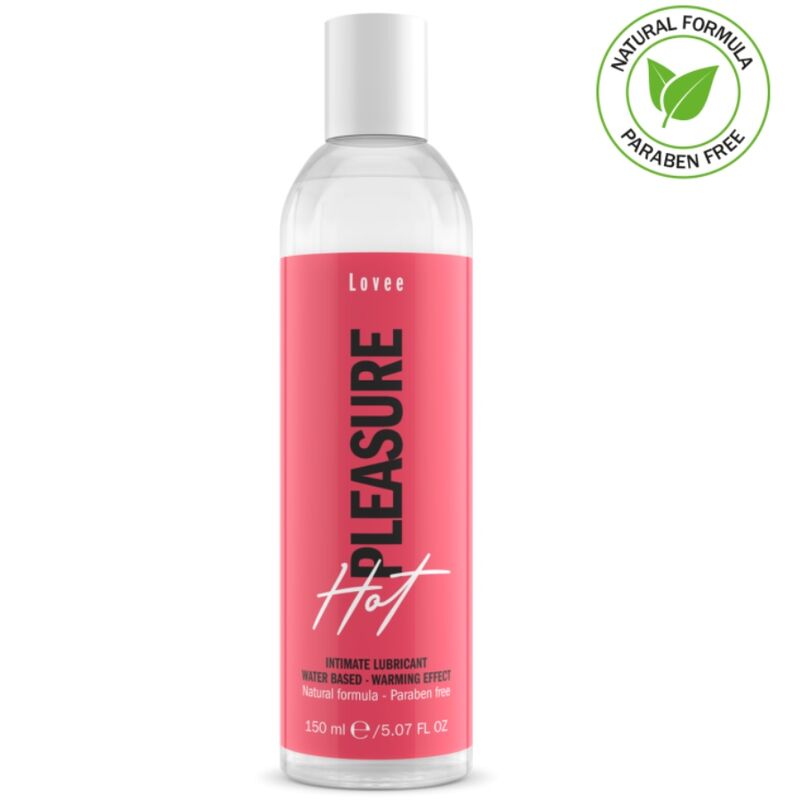 Lubrificante intimo Lovee Hot Pleasure di Intimateline Boyglide, 150 ml, con formula stimolante e idratante per il comfort.
