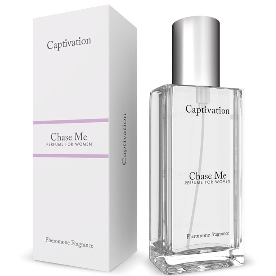 Profumo femminile INTIMATELINE Captivation Chase Me con feromoni, 30 ml, elegante fragranza per lei.