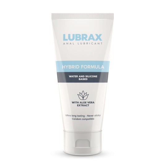 Lubrax lubrificante anale ibrido INTIMATELINE, 50 ml, bottiglia con etichetta, prodotto di lubrificazione per uso intimo.