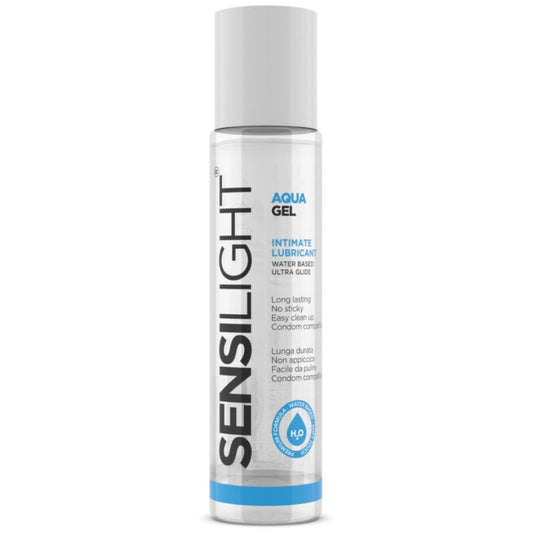 Lubrificante a base acqua INTIMATELINE Sensilight Aquagel, 60 ml, ideale per massima comfort e idratazione.