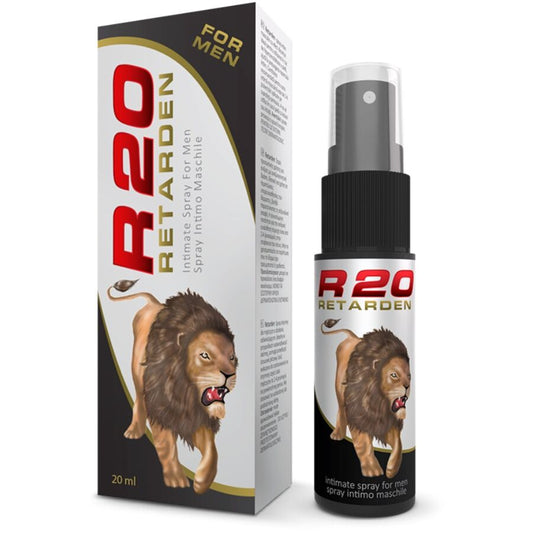 Spray ritardante INTIMATELINE R20 con effetto freddo, 20 ml, per prolungare il piacere e migliorare la sensibilità.