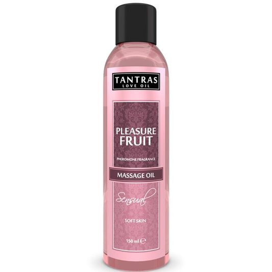 Olio da massaggio alla frutta INTIMATELINE TANTRAS LOVE OIL, 150 ml, con aroma naturale per piacere e relax sensuale