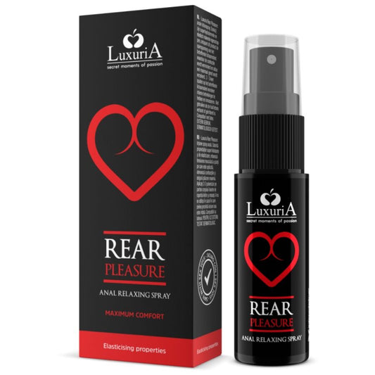 Spray anale rilassante INTIMATELINE LUXURIA da 20 ml, prodotto per il piacere anale con spray naturale e avvolgente.