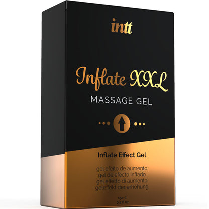 Gel intimo INTT FOR HIM per aumentare erezione e dimensioni del pene, in confezione con tubo di gel visibile.