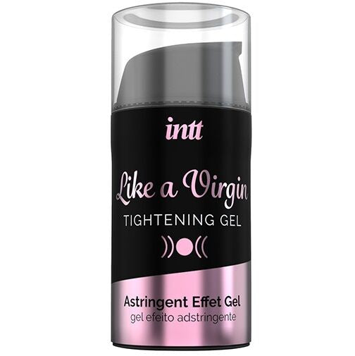 Gel di serraggio vaginale intenso INTT LUBRICANTS, formula naturale e vergine, per migliorare il tono e la sensazione.