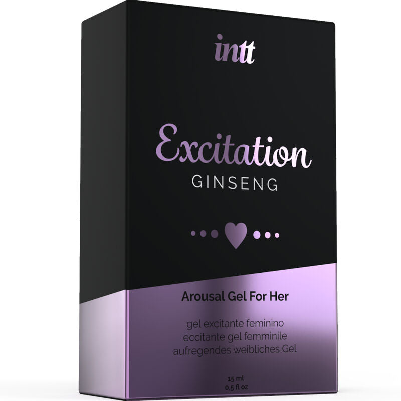 Gel lubrificante intimo INTT LUBRICANTS, stimolante ed emozionante con effetto calore per desiderio sessuale intenso
