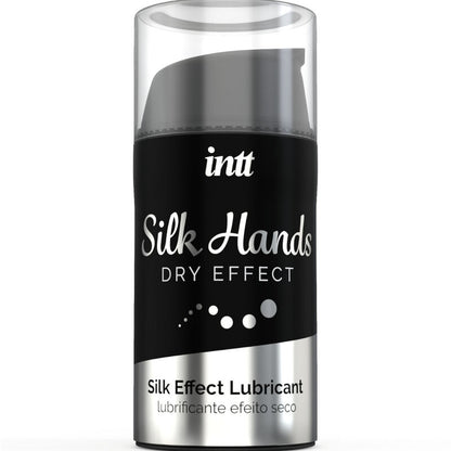 Lubrificante mani INTT LUBRICANTS Silk Formula con silicone concentrato, flacone da 15 ml, testo descrittivo del prodotto