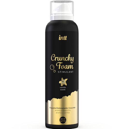 Schiuma stimolante alla vaniglia INTT MASSAGE & ORAL SEX, crema croccante per massaggi e piacere orale, in confezione da 1.