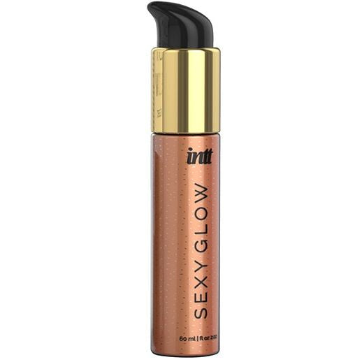 Crema corpo illuminante INTT RELEASES Sexy Glow con texture setosa e luminosità naturale sulla pelle.