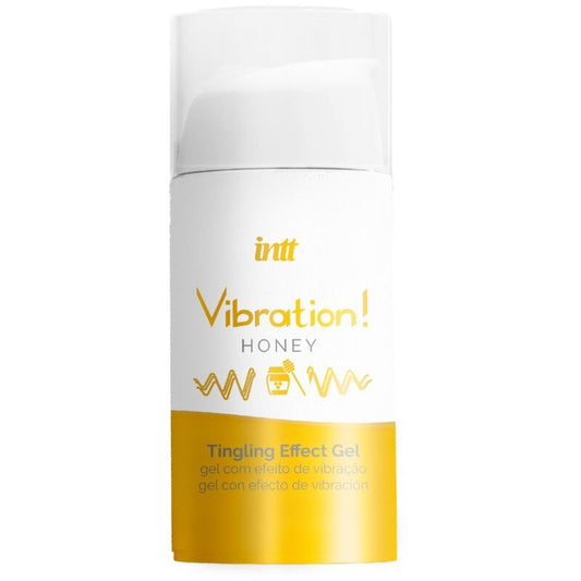 Gel intimo vibratore al miele INTT, stimolante, liquido, potente, da 15 ml, per uso intimo e piacere.