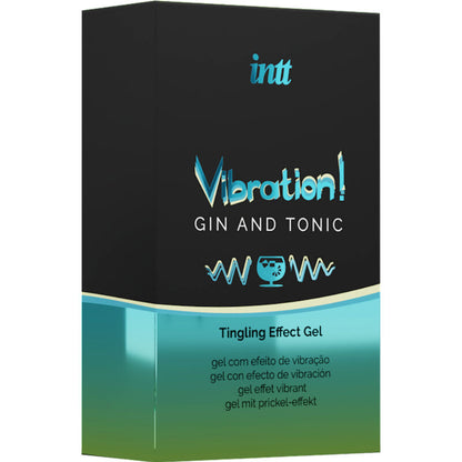 Gel intimo stimolante INTT unisex, potente gel liquido vibratore, tonico e gin, 15ml, ideale per stimolazione e piacere.