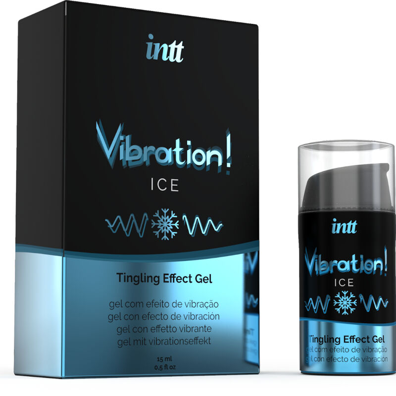 Gel vibrante stimolante intimo INTT unisex, effetto frizzante e potente, formato 15ml, prodotto per sensazioni intense