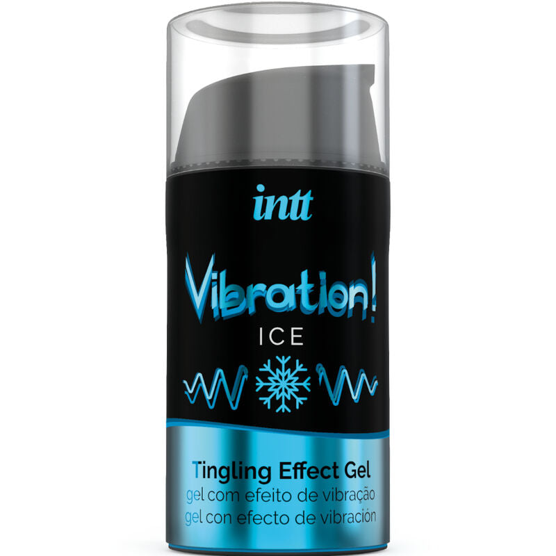 Gel stimolante intimo INTT unisex, potente e vibrante, effetto freno, contenuto da 15ml, ideale per aumento del piacere.