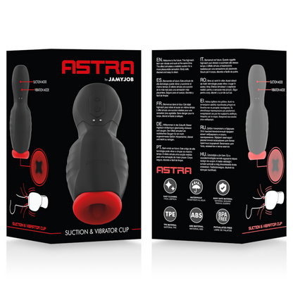 Dispositivo JAMYJOB Astra Oral Extrem con vibrazione e aspirazione, progettato per cura orale e igiene dentale.